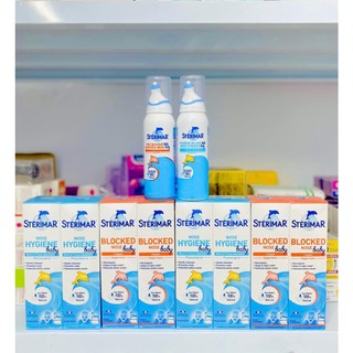 Xịt muối mũi Sterimar nước biển sâu xịt mũi cá heo vàng, cam Sterimar pháp 100ml