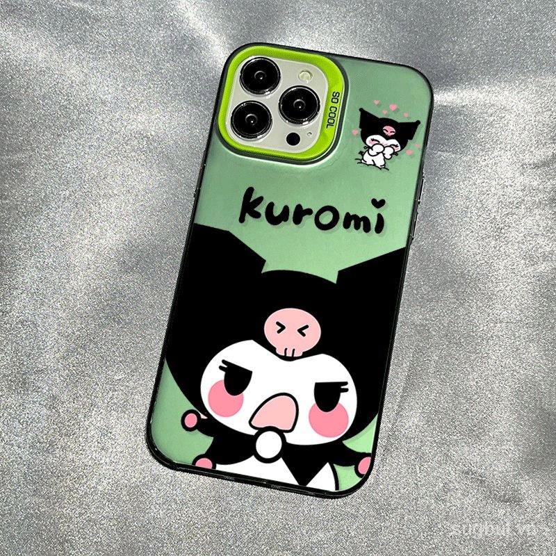 Dễ Thương Ốp Điện Thoại In Hình kuromi Cho iphone 15promax 15pro 15 14 13 12 11 pro max 14promax 13promax 11promax xr xsmax 7 8 plus