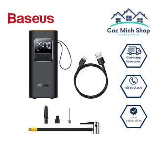 Bơm lốp ô tô xe hơi không dây Baseus Super Mini Pro Series Wireless Car Inflator BS-CG016 pin 4000mA