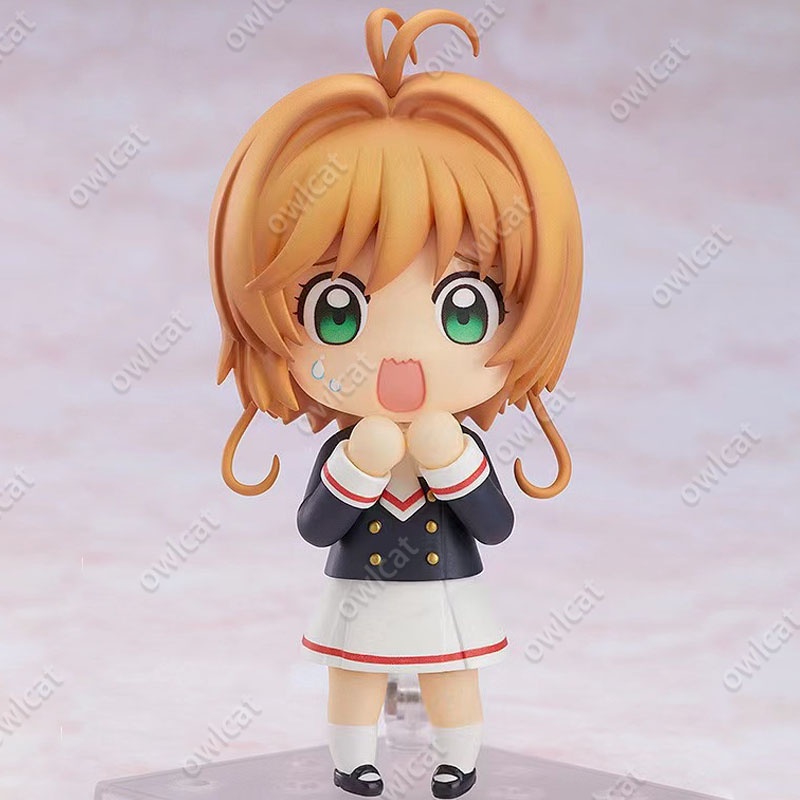 Mô Hình Nhân Vật Kinomoto Sakura  #918 Anime Cardcaptor Sakura Magic Girl Action Figure mahoushoujyo DengekiMoeoh GSC Version Model 10cm PVC Packed in Box Gift Nendoroid