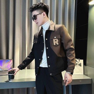 Áo khoác Áo khoác Áo khoác nam Áo khoác bóng chày Áo khoác nam Chuyến bay Áo khoác Áo khoác Áo khoác cổ đứng Áo khoác phong cách Hàn Quốc Áo khoác