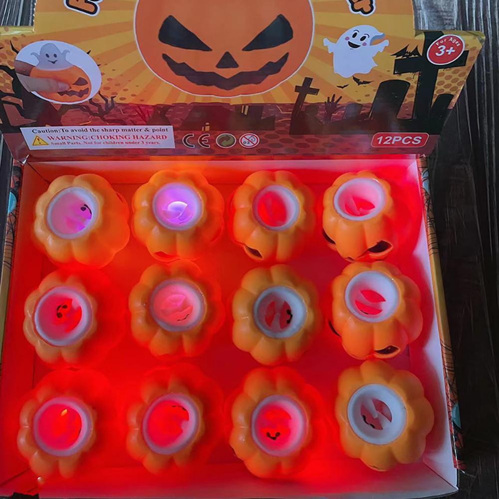 Đồ Chơi Bóp Giảm Căng Thẳng Tạo Hình Bí Ngô Ma Quái Bằng Cao Su