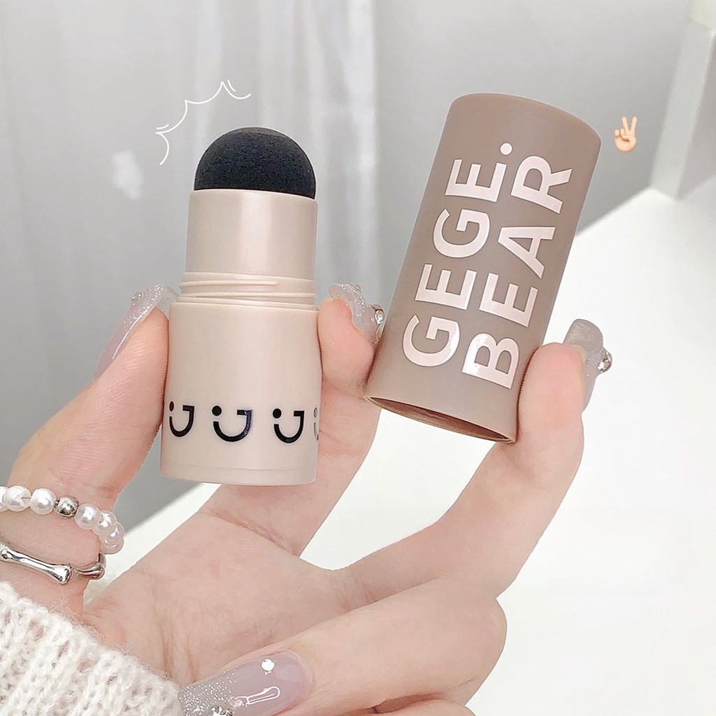 Gege bear Hairline Stick Chống thấm nước và chống mồ hôi Bột làm đầy chân tóc Phấn tạo khối