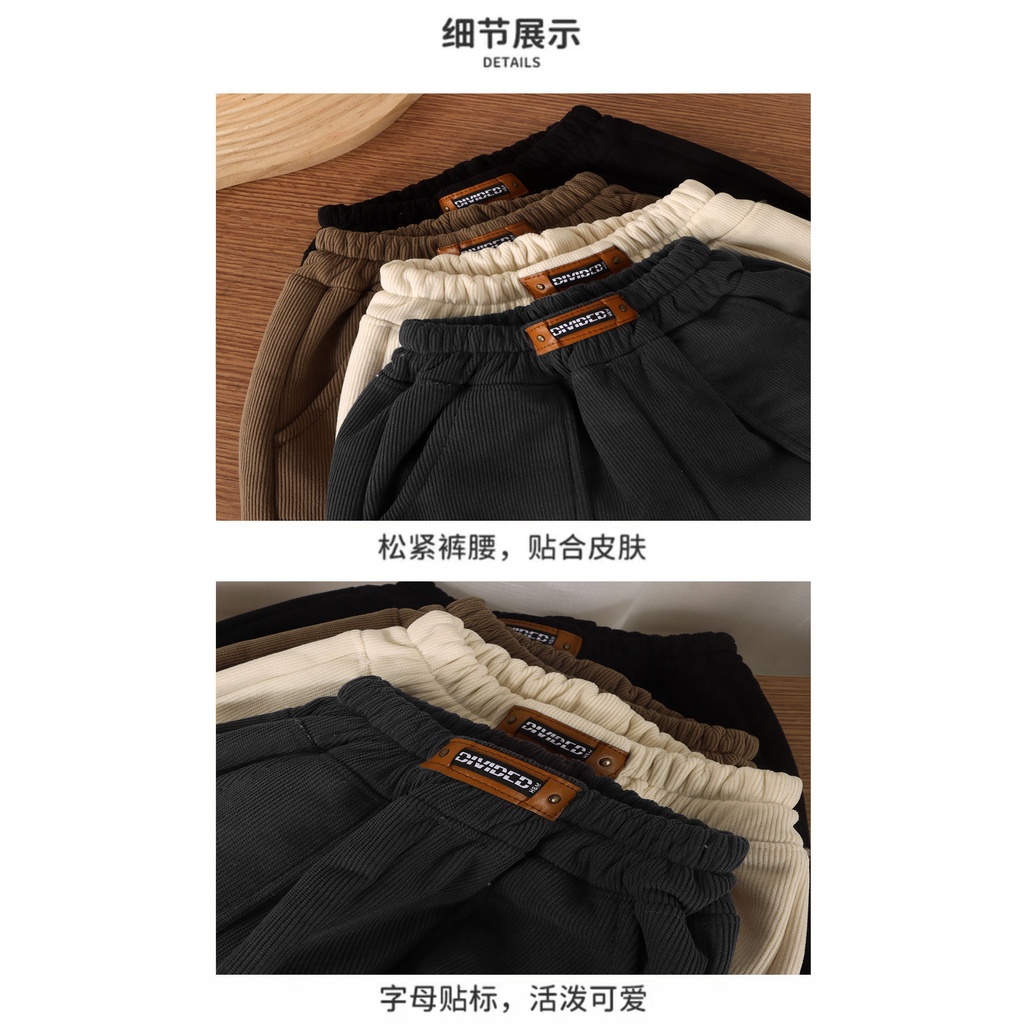 80-160cm Trẻ Em Mùa Thu Châu Âu Cotton Len Sweatpants Bé Gái Bé Bloomers Quần Legging Trung Lớn Trẻ Em Thường Ngày Phù Hợp Với Phong Cách Hợp Thời Trang 1-15 Tuổi