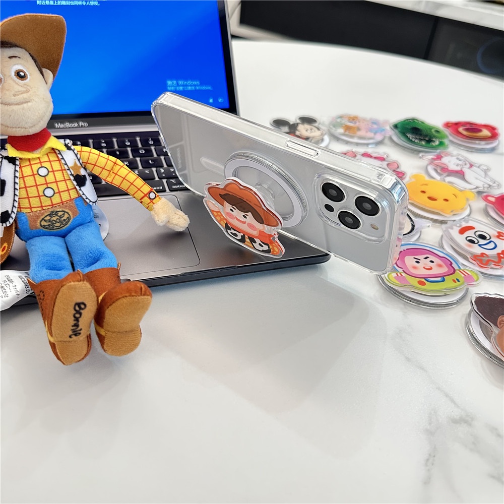Dễ Thương Giá Đỡ Điện Thoại Có Nam Châm Hình Nhân Vật toy story Đáng Yêu