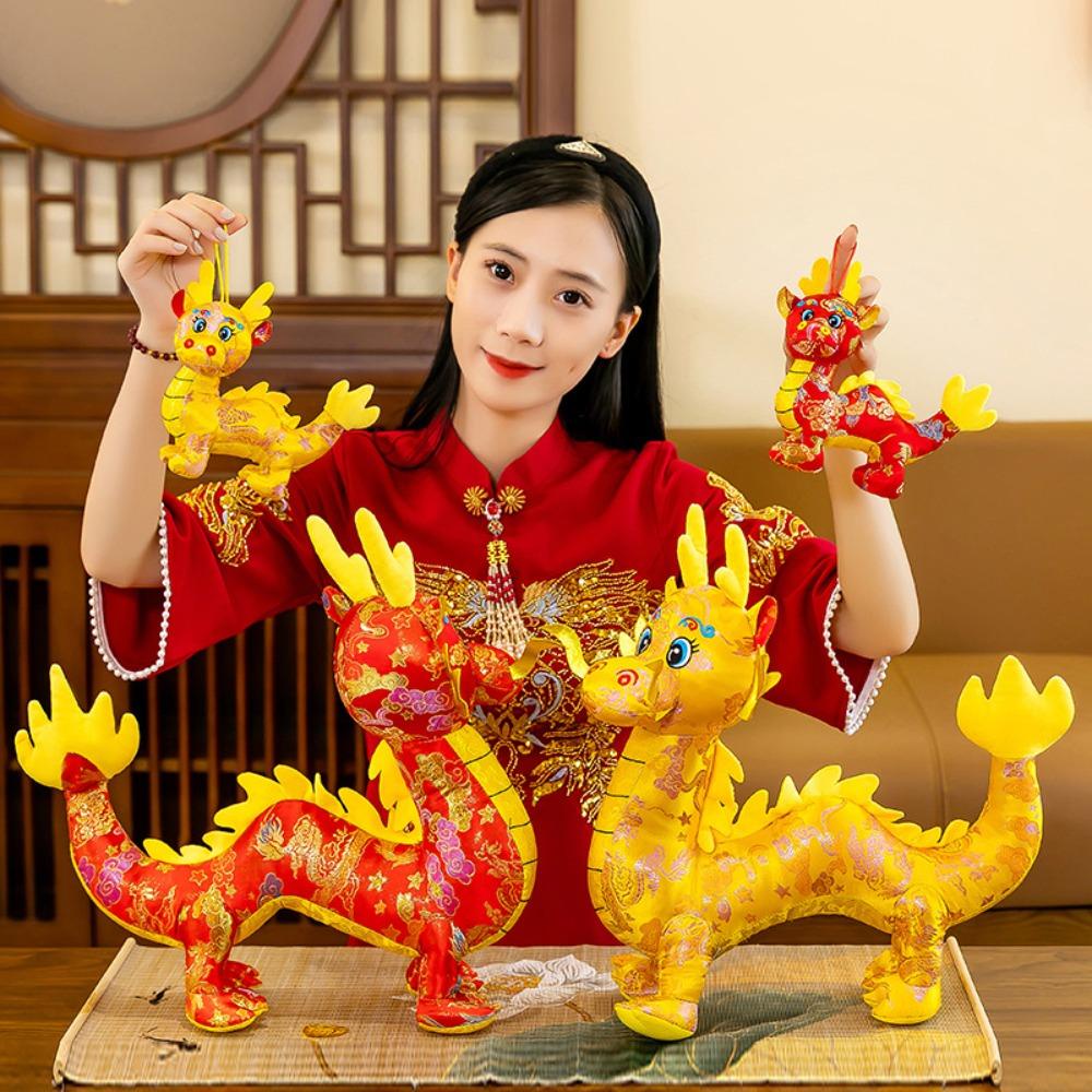 Rồng Nhồi Bông Mềm Mại Phong Cách Trung Hoa