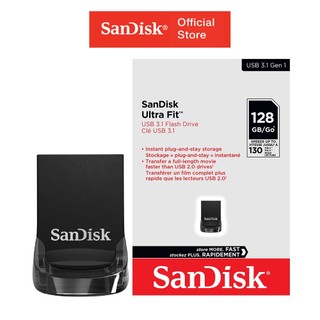 Usb 3.1 sandisk ultra fit cz430 128gb sdcz430-128g-g46