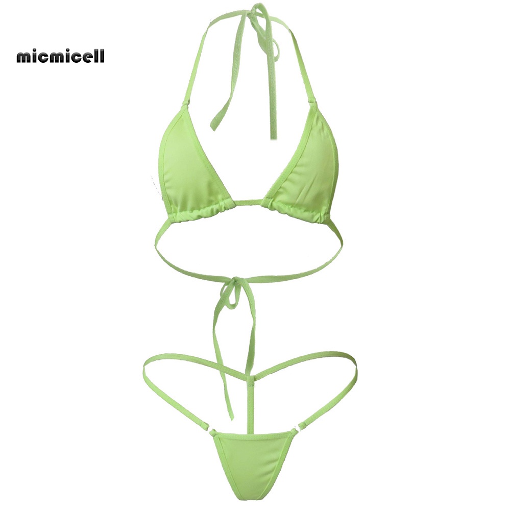 Bộ bikini 2 Mảnh Màu Sắc Thời Trang Quyến Rũ Cho Nữ