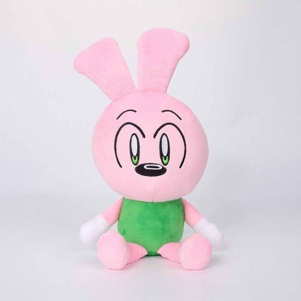 Riggy Monkey Plus Pink Rabbit Plush Doll Danokal Drawing Plush Toy 30Cm
