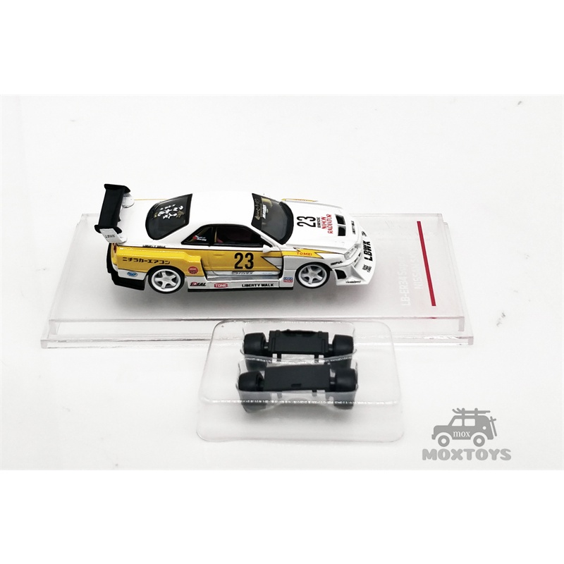 Mô Hình Xe Hơi nissan skyline Gtr34 lbwk nr23 Tỉ Lệ 1: 64
