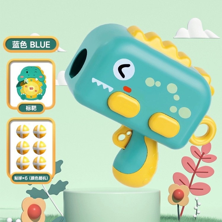 Đồ chơi súng ném bóng dính , súng bắn phi tiêu cho bé kèm bảng phi tiêu, khủng long bắn bong cho bé