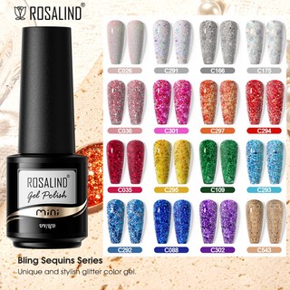 Rosalind gel Sơn Móng Tay Kim Tuyến Lấp Lánh 7ml