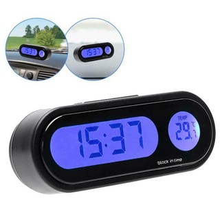 Electronic Clock Car Inside Electronic LCD Digital Thermometer Time Clock