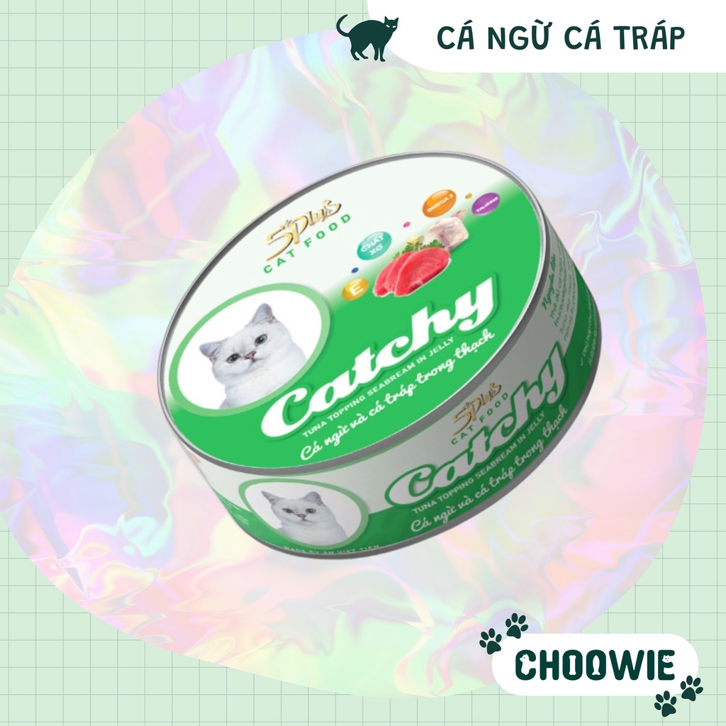 Pate mèo CATCHY LON 160 gr thơm ngon bổ dưỡng | Đồ ăn cho mèo