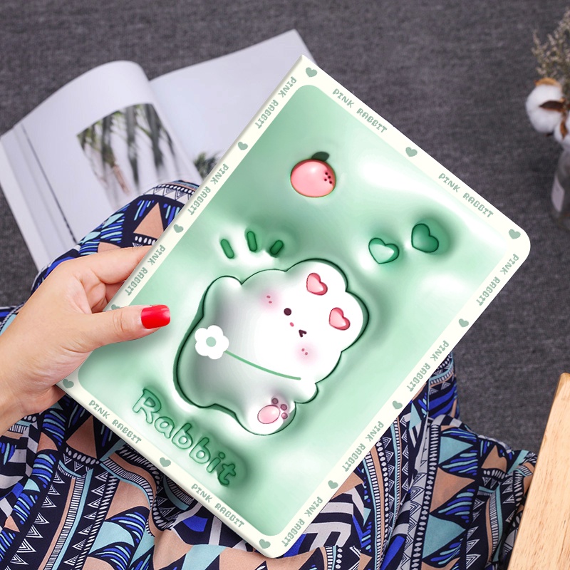 Hoạt Hình Bao Da pu Máy Tính Bảng Nắp Gập In Hình Thỏ Cho xiaomi redmi pad se 11 2023 mi pad 5 pro / pad 6 pro 11 redmi pad 10.61 Ốp