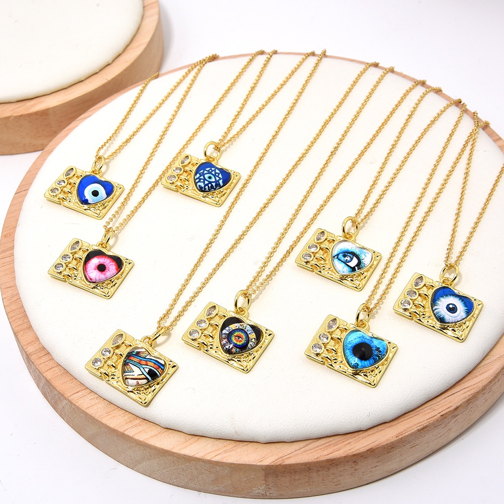 Dây Chuyền Mặt Hình Chữ Nhật Dát Đá zircon Phong Cách Mới Cho Nam Và Nữ