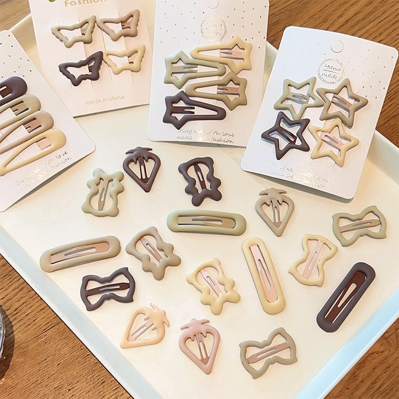 Kẹp Tóc bb Hình Ngôi Sao / Trái Tim Dễ Thương Xinh Xắn 2023