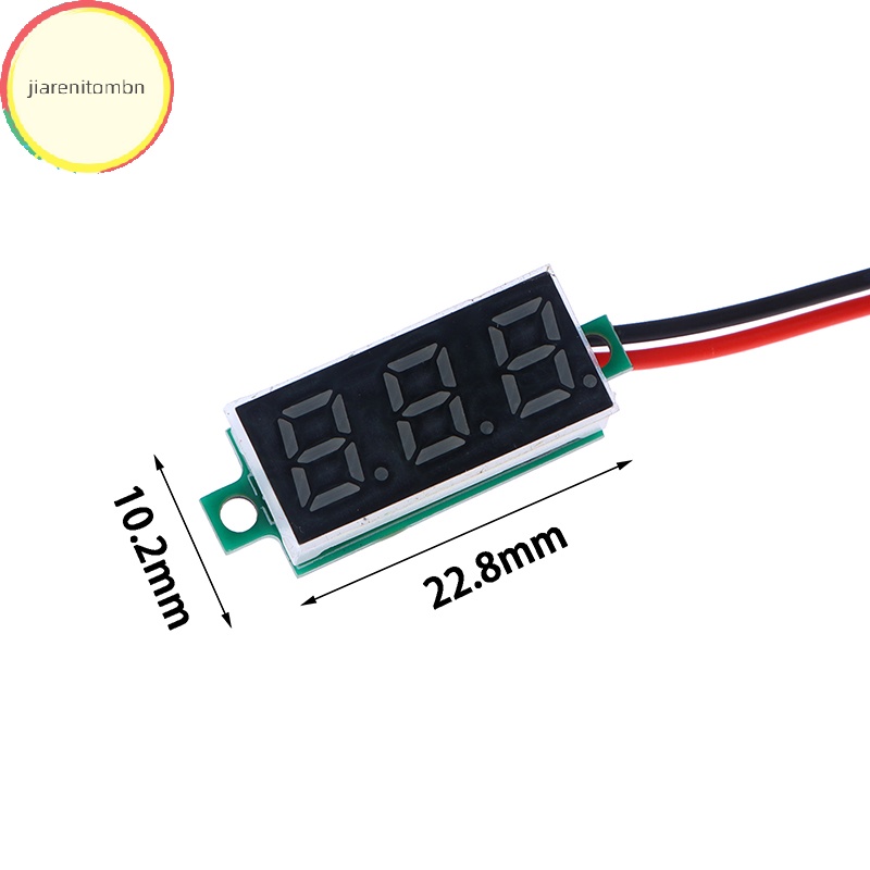 Vôn Kế Kỹ Thuật Số dc5-30v Màn Hình led 0.28 inch Cho Xe Hơi vn