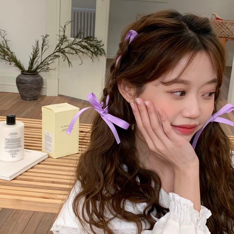 Dây Cột Tóc Thắt Nơ Xinh Xắn Thời Trang Cho Nữ