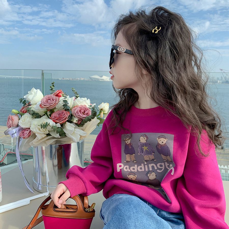 Áo Sweater Nhỏ Và Vừa Họa Tiết anime Dễ Thương Cho Bé Gái