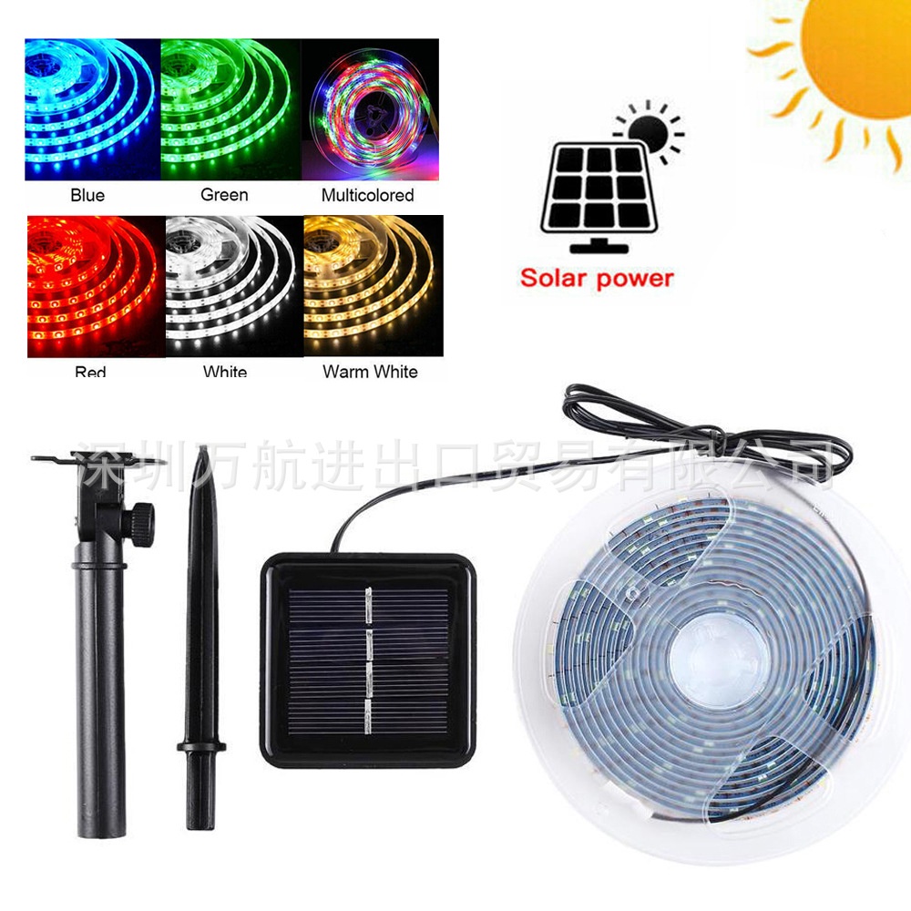 1 Cuộn Dây Đèn led 118.11inch 90led 3M Sử Dụng Năng Lượng Mặt Trời Trang Trí Giáng Sinh