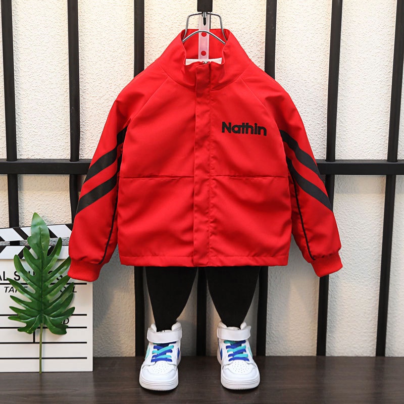 SUPER KIDS quần áo trẻ em Áo Khoác Thời Trang Cá Tính Năng Động Cho Bé Trai đồ bé trai
