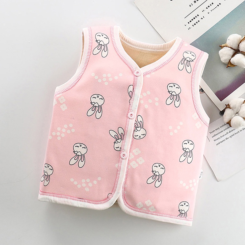 Áo Khoác Lông Cừu Không Tay 73-120cm Dành Cho Bé Trai Và Bé Gái