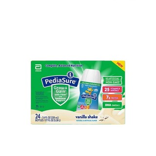 Sữa nước grow gain with fiber Pediasure Abbott chai 220ml thùng 24 chai bổ sung chất xơ Extate Official Mall
