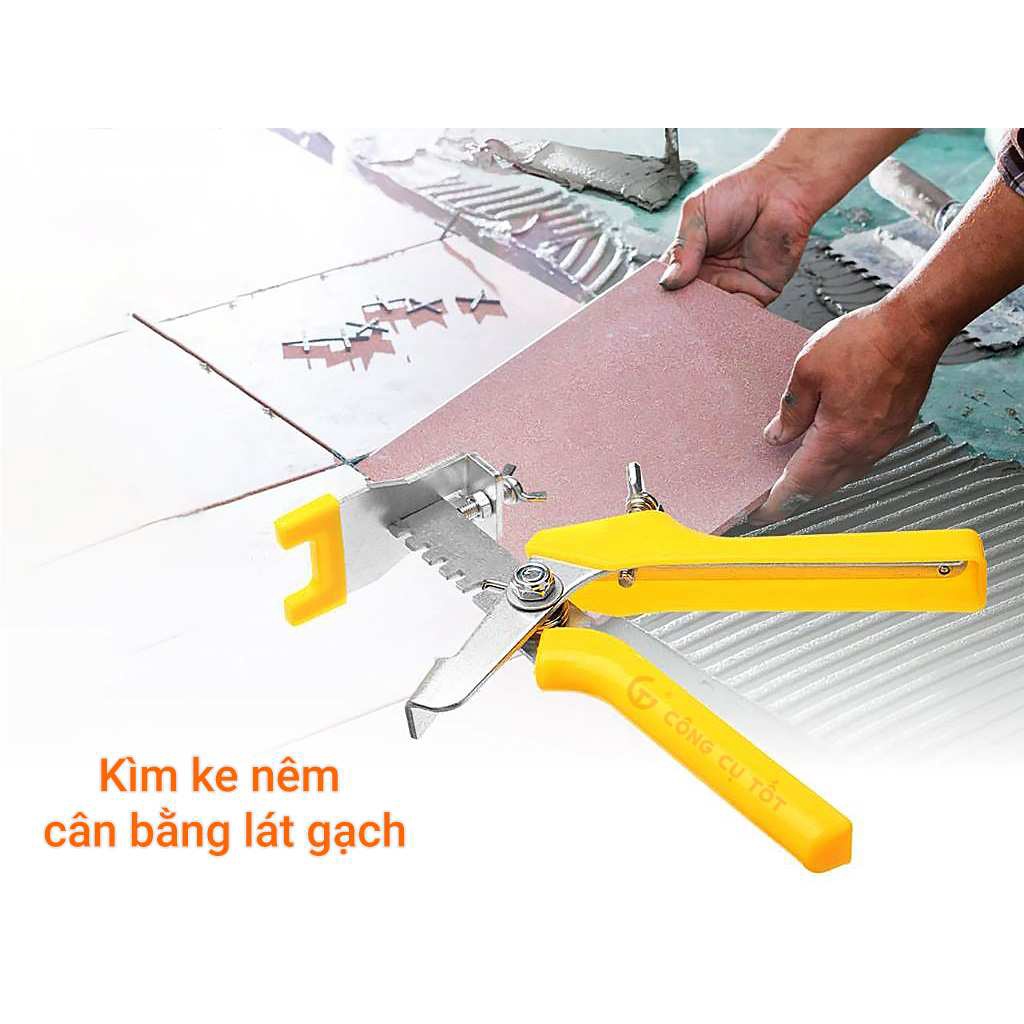Kìm Siết Ke Cân Bằng Ốp Lát Gạch - Màu vàng
