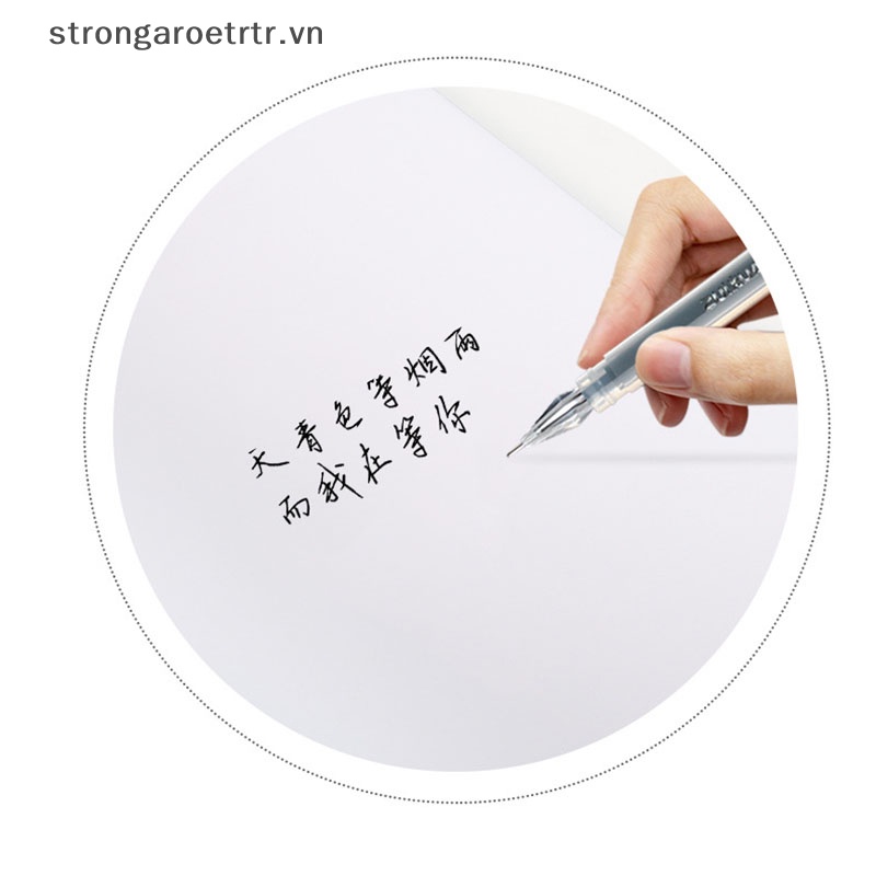 Set 6 Bút Mực gel Ngòi Kim Cương 0.38mm Màu Đen / Xanh / Đỏ
