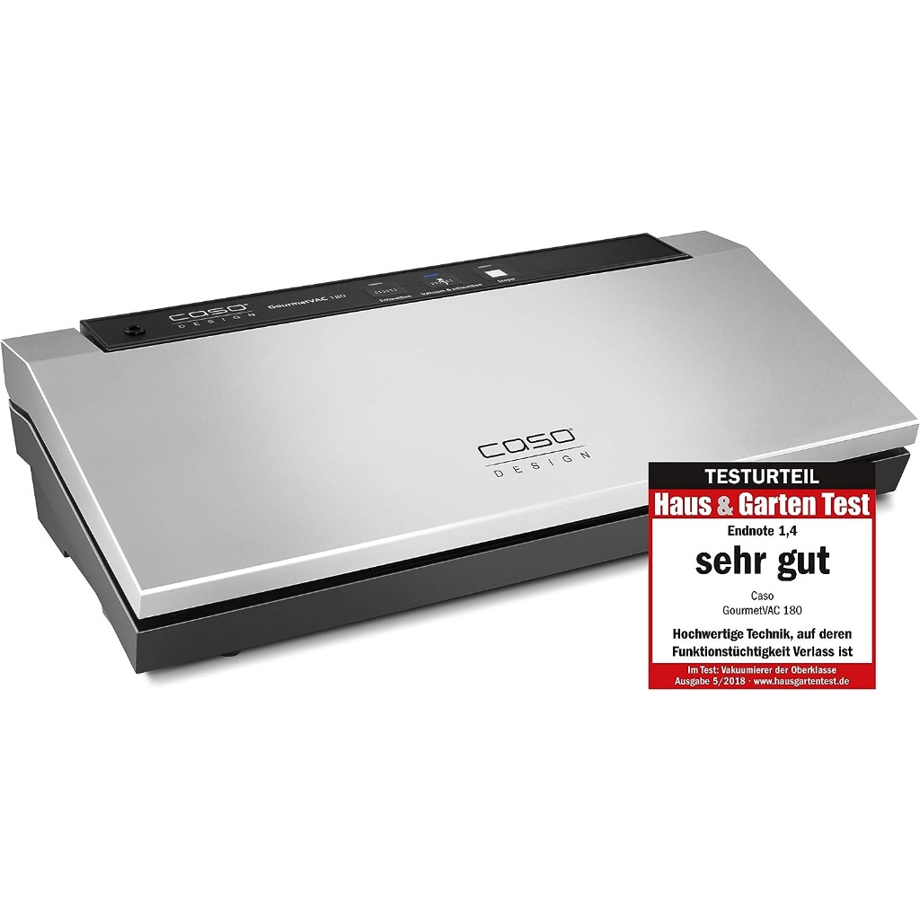 Máy Hút chân không Caso GourmetVAC 180, Dụng Cụ Hút Chân Không, Hút Nhanh, An Toàn, Nhập Đức, BH 12 Tháng, Shop Hàng Đức