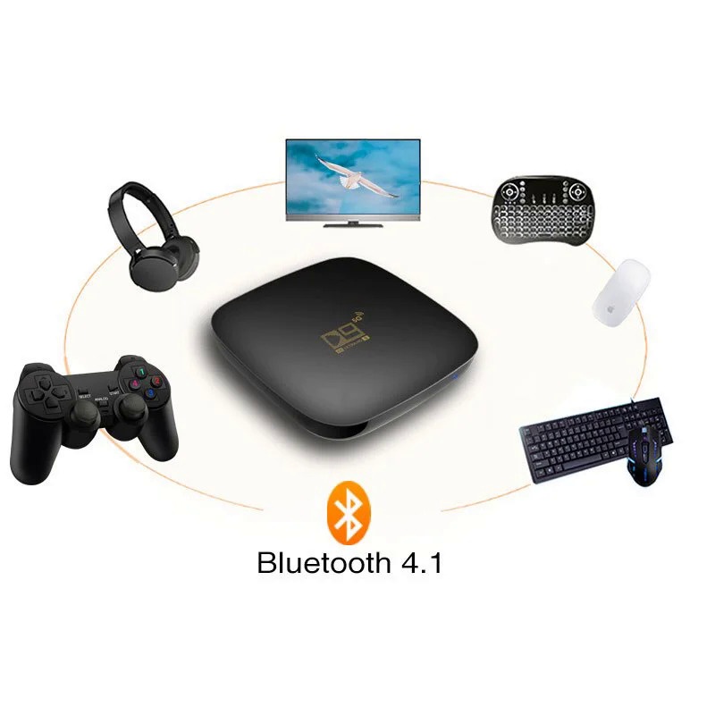 Hộp tv box Thông Minh android 10.0 2023 4g 5g 905 hdr10 hd 4k 3d h.265 iptv 8gb 128gb iptv Amo
