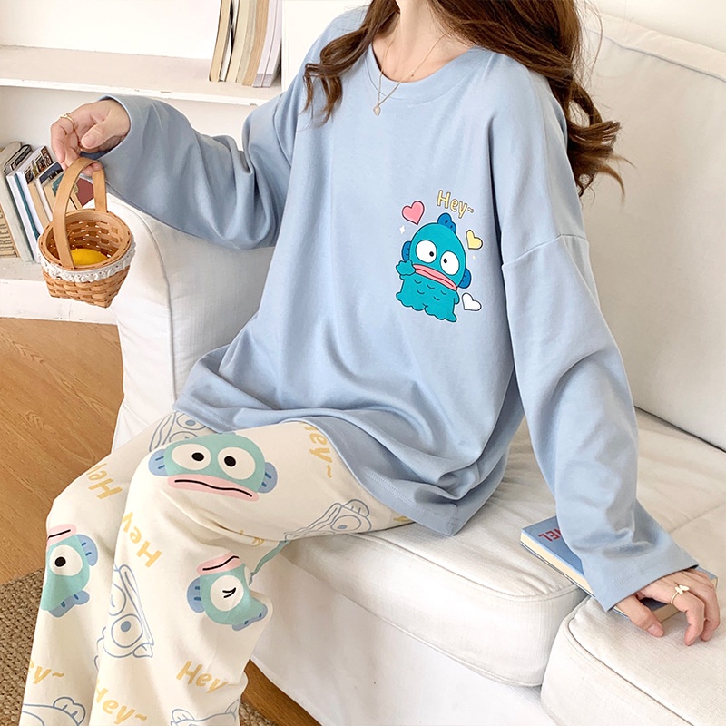 Bộ Đồ Ngủ cotton Tay Dài Phong Cách Mới 2023