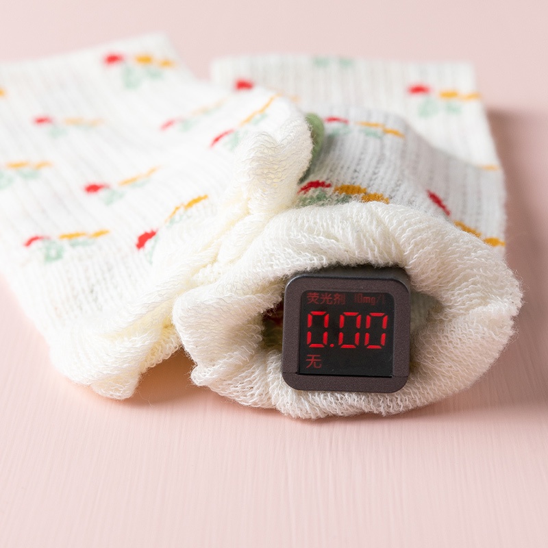 LJMOFA 1 Đôi Tất cotton Dài Mềm Mại Thoải Mái In Hoa Cho Bé Gái 9 Tuổi