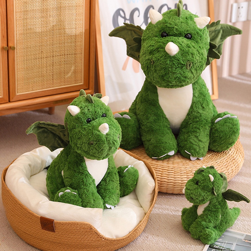 Douyin cùng phong cách trứng khủng long rồng sữa dễ thương có cánh đồ chơi sang trọng biến thành trứng khủng long món qu