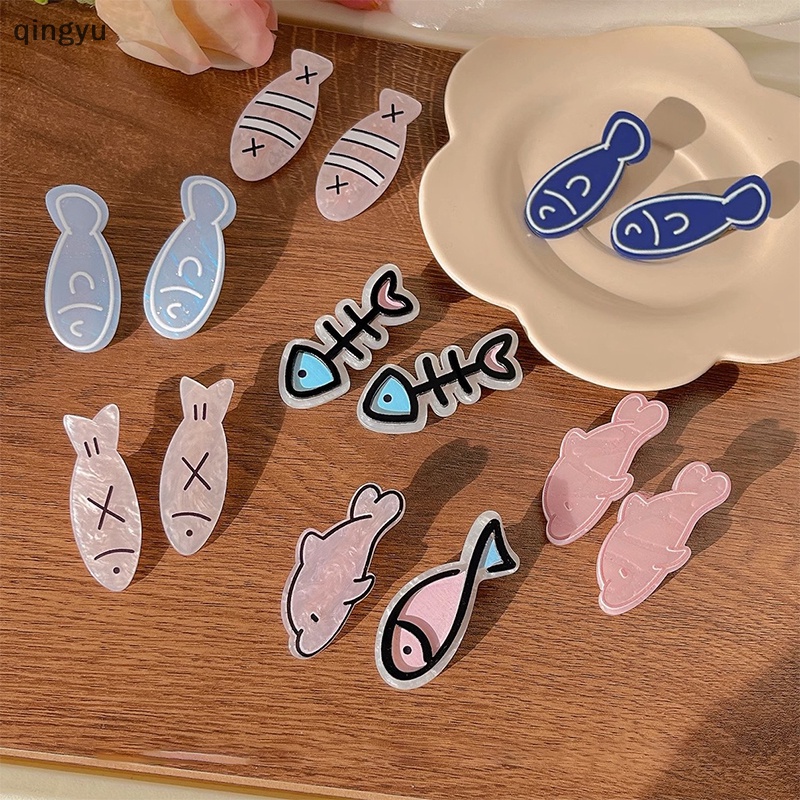 Mới Kẹp Tóc Hình Cá Hoạt Hình Dễ Thương Cho Nữ