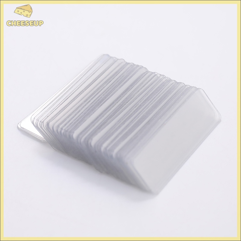 Phô Mai Pho Mát| Hộp 60 Băng Keo Hai Mặt Trong Suốt Siêu Dính Chống Thấm Nước Không Để Lại Dấu Mới