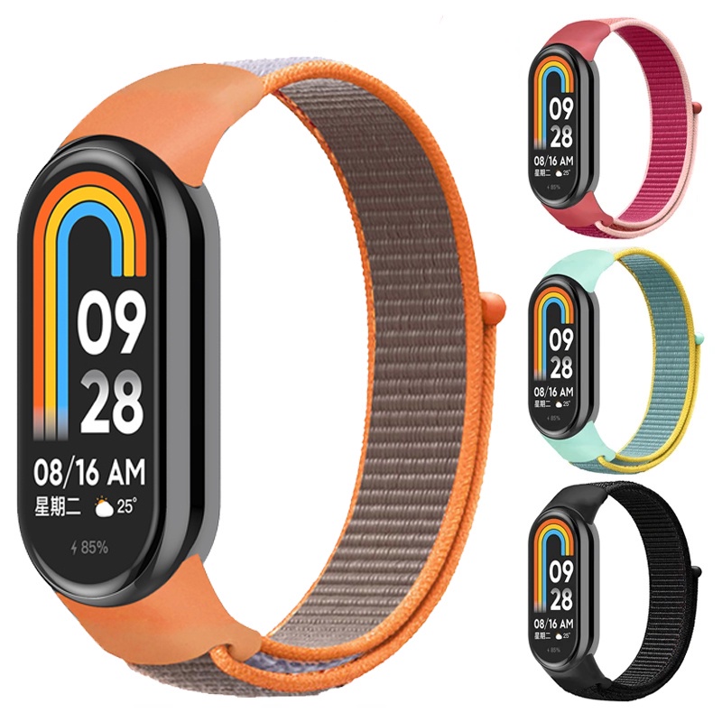 Dây Đeo Nylon Cho Đồng Hồ Thông Minh Xiaomi Mi Band 8 Miband 8 NFC