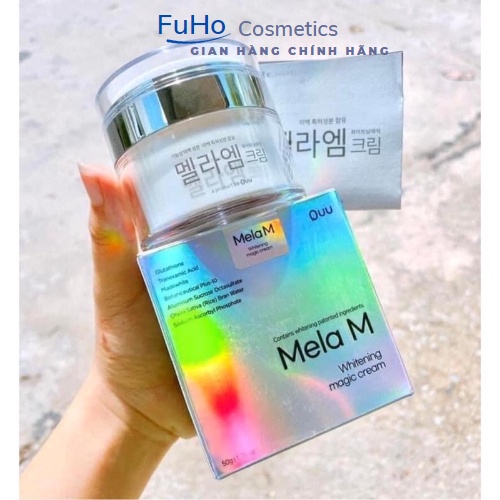 Kem Mờ Nám Tàn Nhang Mela M Hàn Quốc Hộp 50g, Làm Mờ Nám Tàn Nhang, Giúp Trắng Da Và Ngăn Ngừa Lão Hoá Fuhocometics