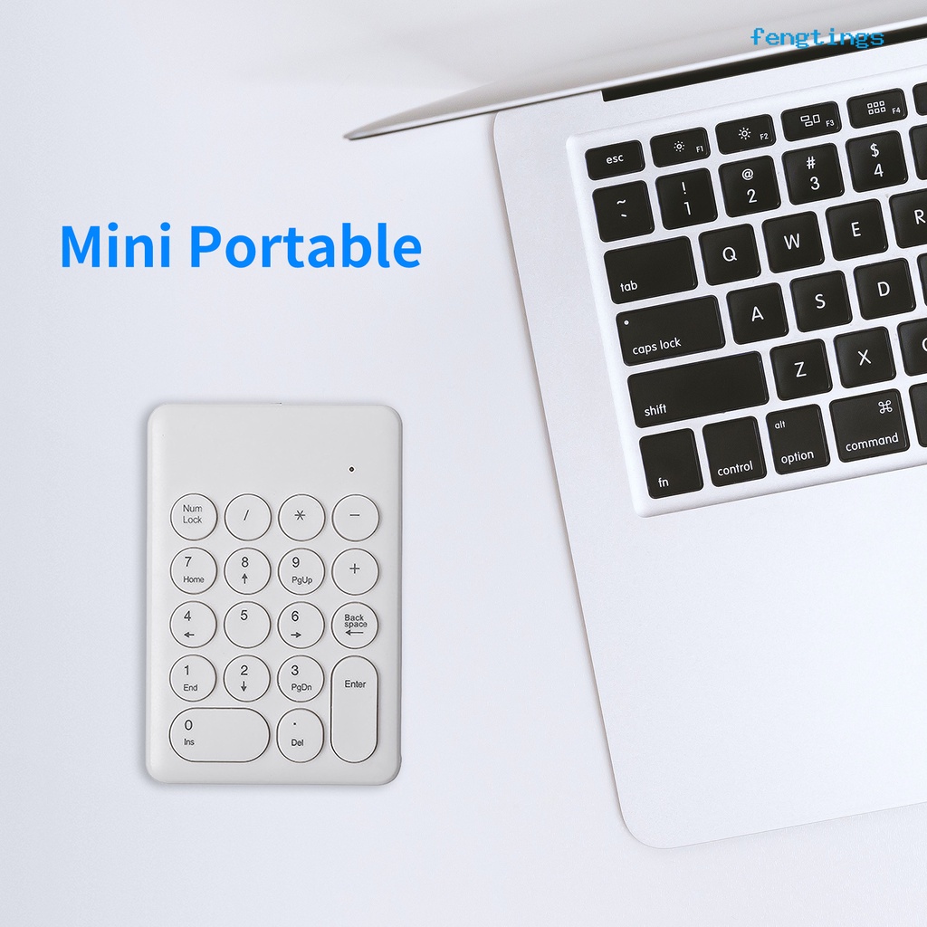 Bàn Phím Số Không Dây 2.4G Bluetooth 269 Di Động Tiện Dụng Cho Laptop