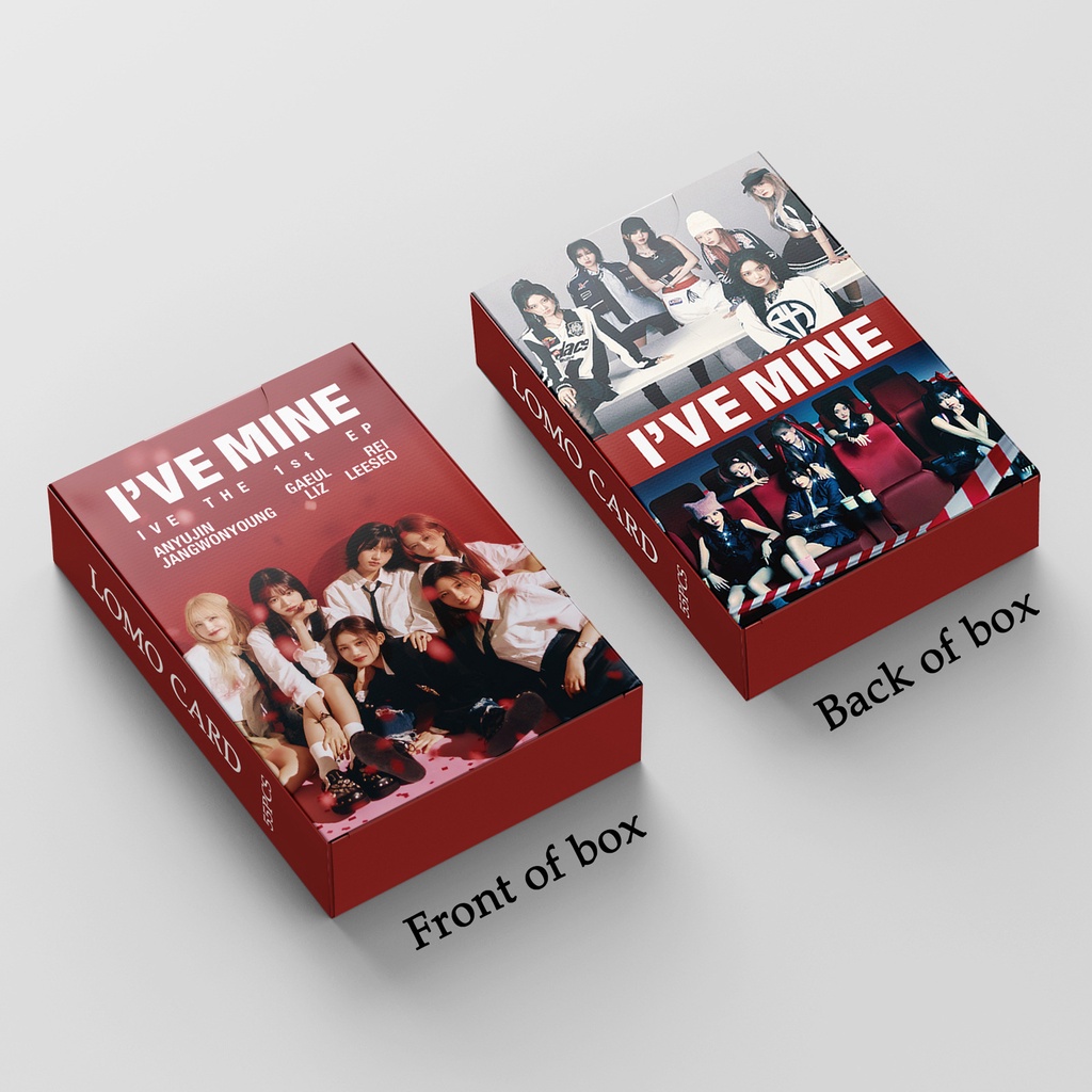 IVE Album I’VE MINE Photocard Either Way Lomo Card 55pcs/box