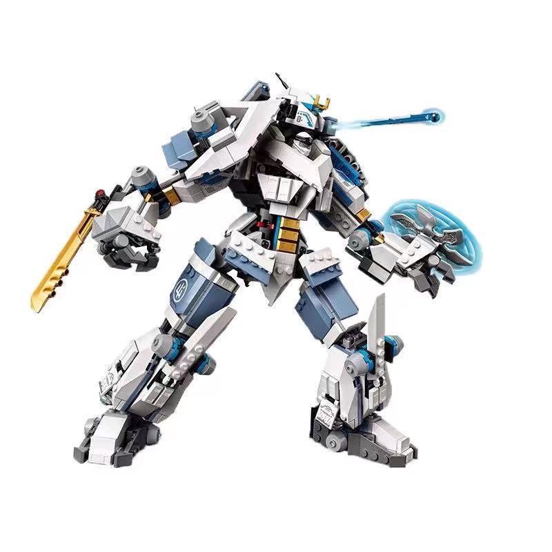 Đồ chơi Lắp ráp Robot Cuồng phong Ninja Go, X19003 Mecha Ninja, Xếp hình thông minh