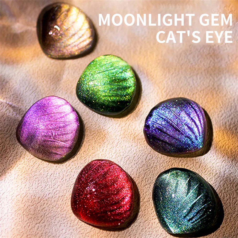 Xeijayi Moonlight Gem Cat Eye Nail Polish Người nổi tiếng Internet Siêu Flash Sơn móng tay mắt mèo rộng đa năng Thích hợp cho các tiệm làm móng 10ml qusl