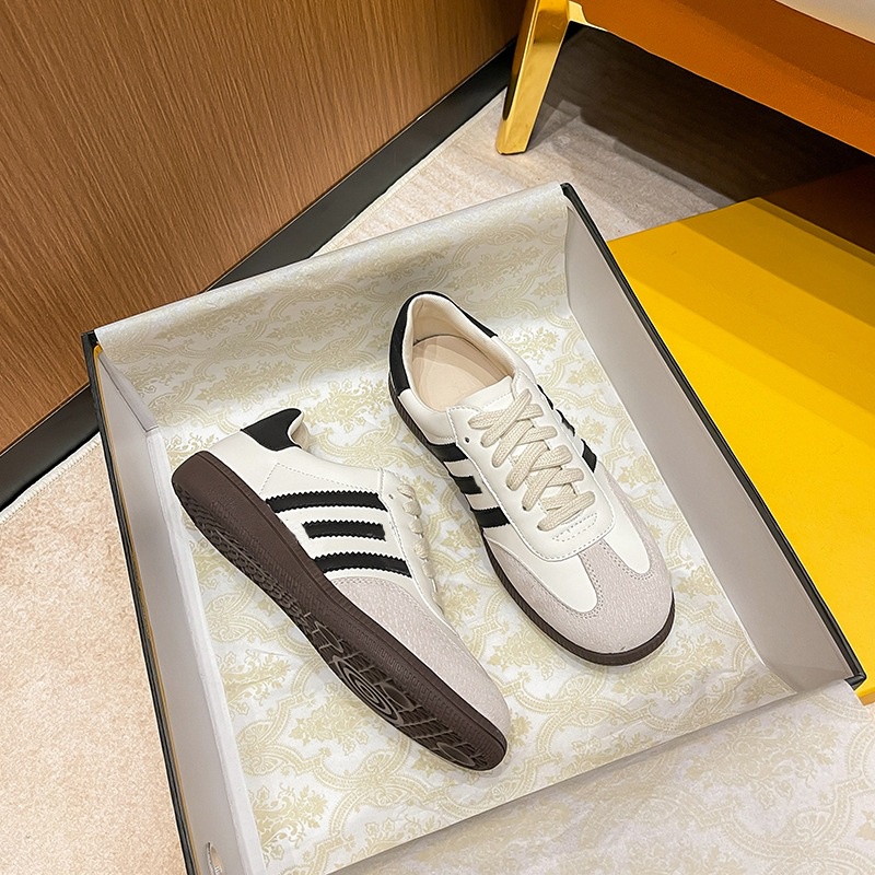 Giày Thể Thao Nữ Đế Bằng Siêu Nhẹ, Giày sneaker Retro Đức Thời Trang Xuân Thu SPN40