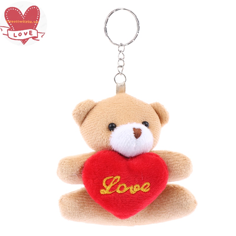 Tri Móc Khóa Hình Thú Nhồi Bông Đáng Yêu