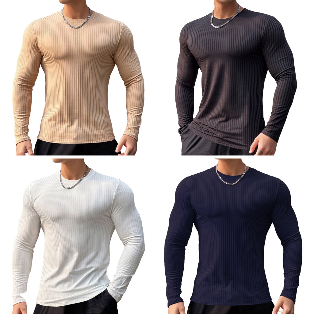 Bigdarkeyes.mx Áo Thun Thể Thao Màu Trơn Nhẹ Nhanh Khô Thoải Mái Cho Nam