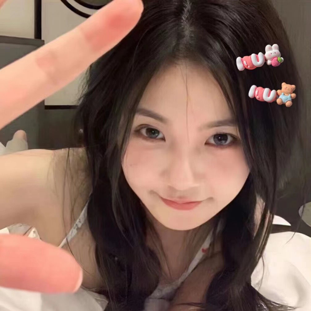 PVN61418 Kẹp Tóc Hình Thỏ / Gấu Hồng Dễ Thương Thời Trang 2023 Cho Nữ