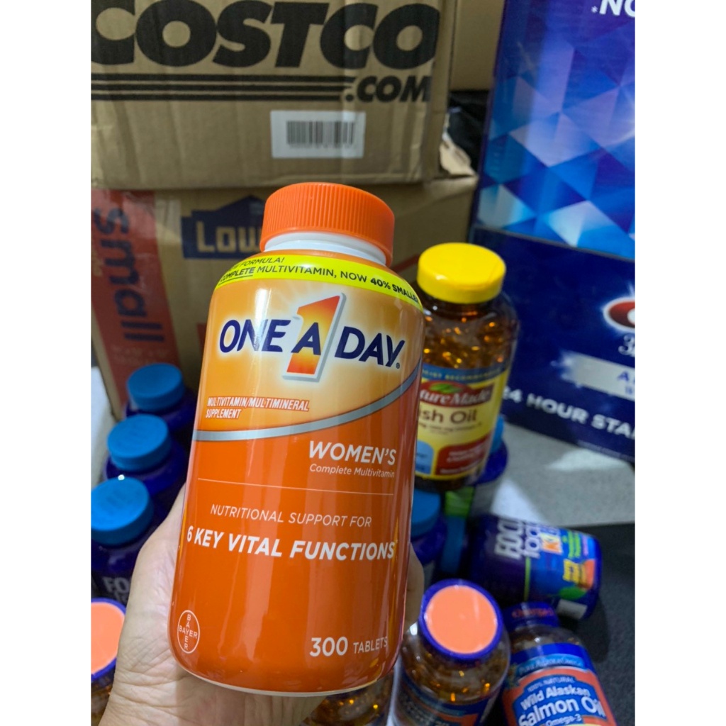 Vitamin Tổng Hợp One A Day Dành Cho Nam Nữ Giới Dưới 50 Tuổi _300 Viên-Hàng Mỹ chính hãng