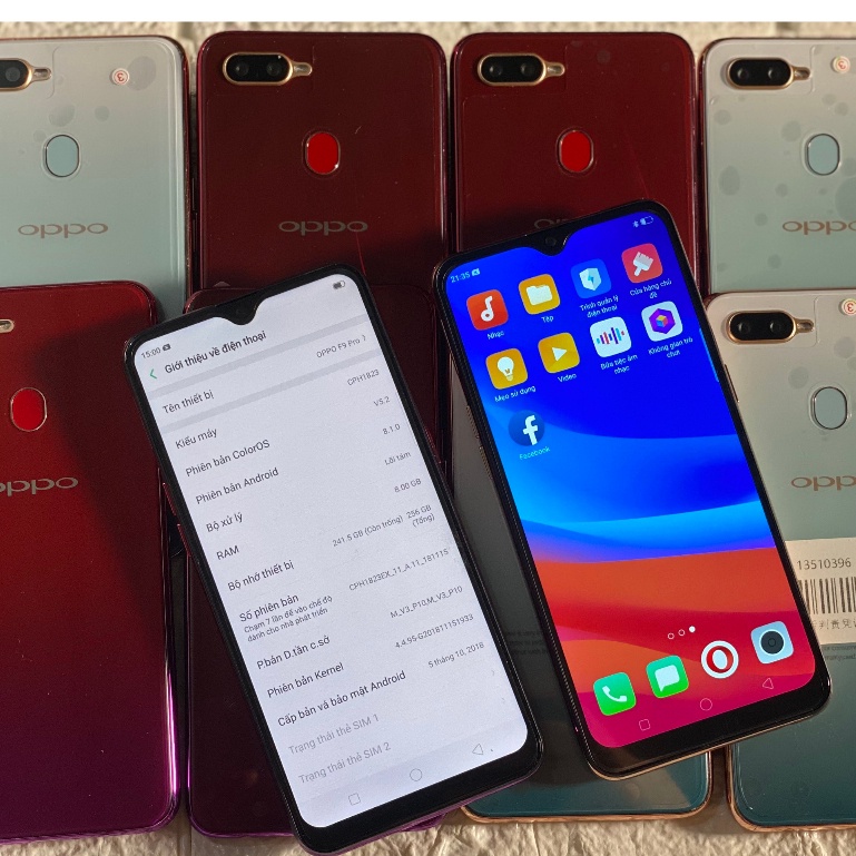 Điện thoại OPPO F9 ram 8G rom 256G 2sim zin đẹp, Màn hình giọt nước 6.3inch