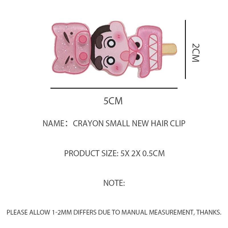 🌺🌺Kẹp Tóc Bằng acrylic Hình Hoạt Hình Dễ Thương Cho Nữ